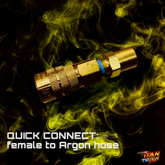 Quick Connect. Female to Argon hose