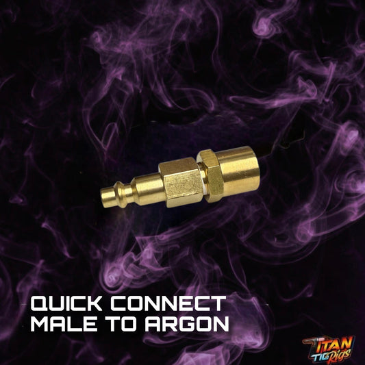 Quick Connect. Male to Argon Hose