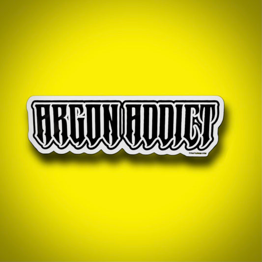 "Argon Addict" Sticker